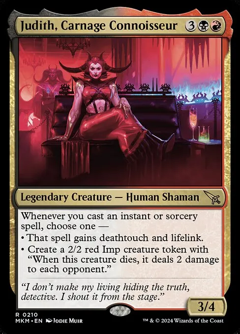 Judith, Carnage Connoisseur — Murders at Karlov Manor