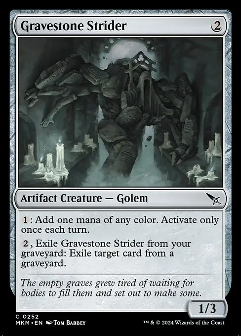 Gravestone Strider — Murders at Karlov Manor
