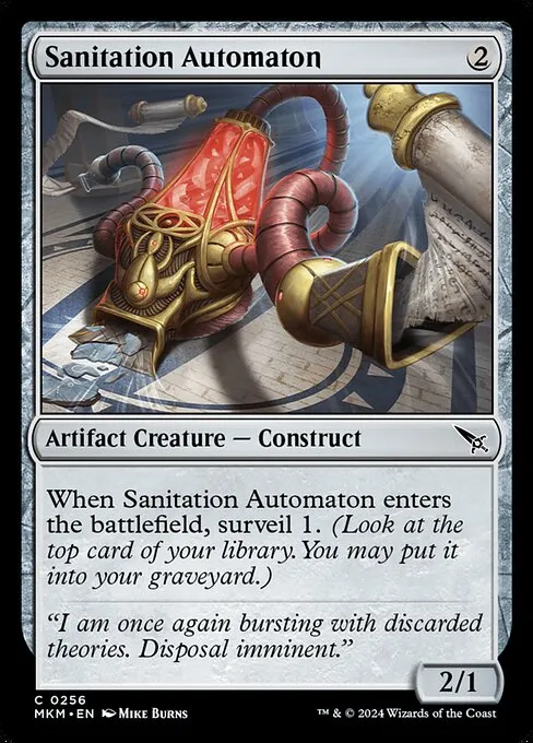 Sanitation Automaton — Murders at Karlov Manor