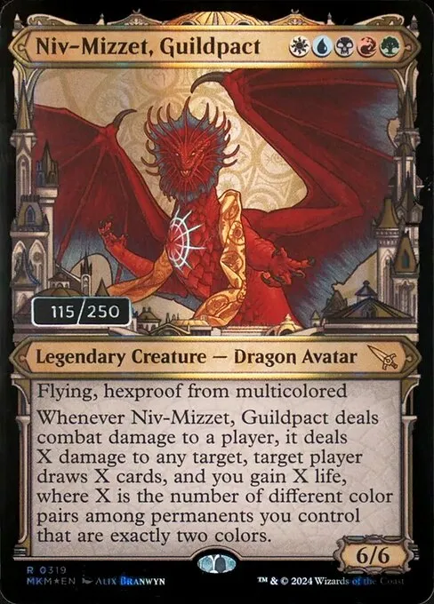 Niv-Mizzet, Guildpact — Murders at Karlov Manor (representative scan)