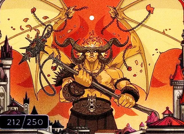 Art detail — Rakdos, Patron of Chaos