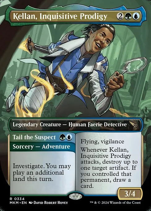 Kellan, Inquisitive Prodigy // Tail the Suspect — Murders at Karlov Manor
