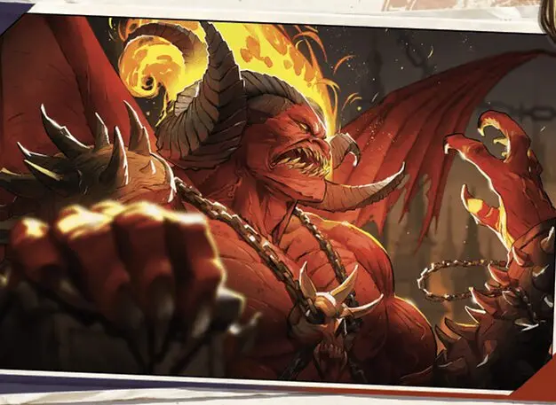 Art detail — Rakdos, Patron of Chaos