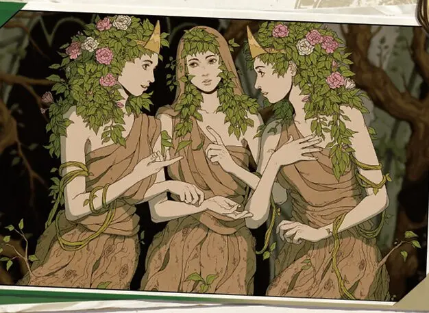 Art detail — Trostani, Three Whispers
