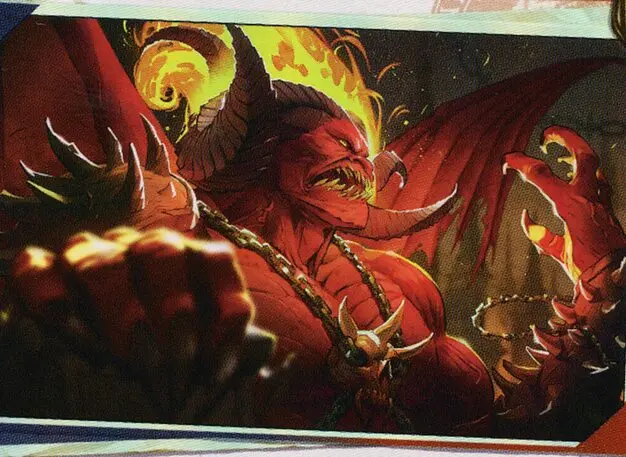 Art detail — Rakdos, Patron of Chaos