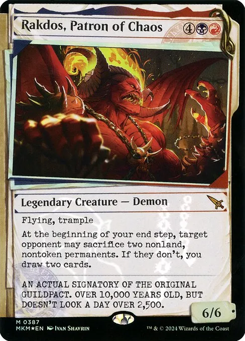 Rakdos, Patron of Chaos — Murders at Karlov Manor