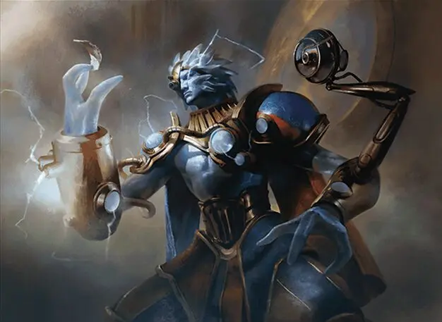 Art detail — Melek, Reforged Researcher