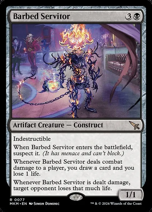 Barbed Servitor — Murders at Karlov Manor