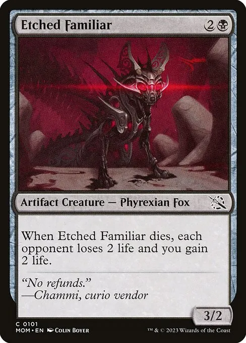 Etched Familiar — March of the Machine