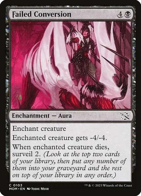 Failed Conversion — March of the Machine