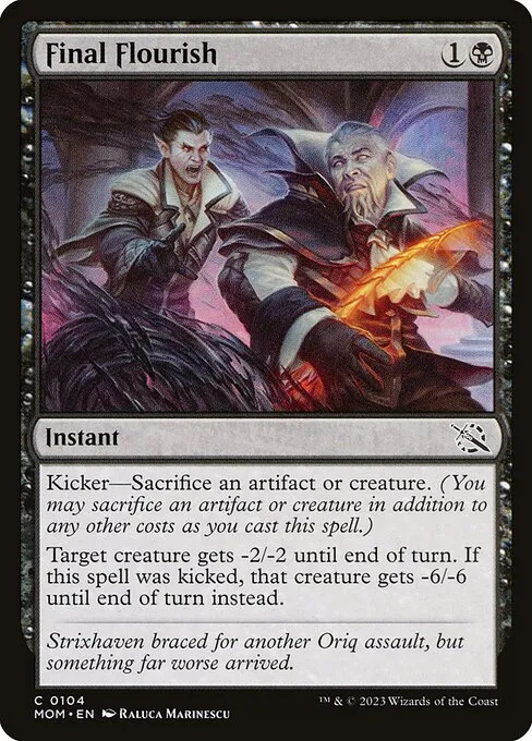 Final Flourish — March of the Machine