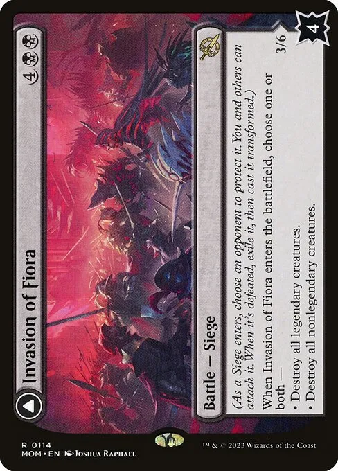 Invasion of Fiora // Marchesa, Resolute Monarch — March of the Machine