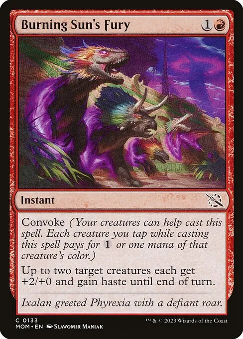 Burning Sun's Fury — March of the Machine
