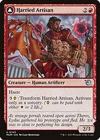 Harried Artisan // Phyrexian Skyflayer — March of the Machine