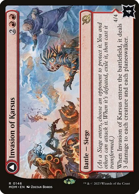Invasion of Karsus // Refraction Elemental — March of the Machine