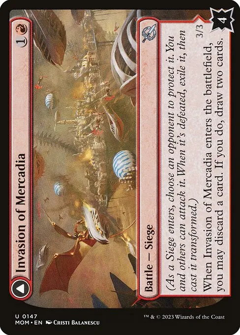 Invasion of Mercadia // Kyren Flamewright — March of the Machine