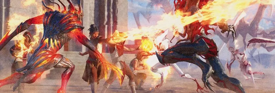 Art detail — Invasion of Regatha // Disciples of the Inferno