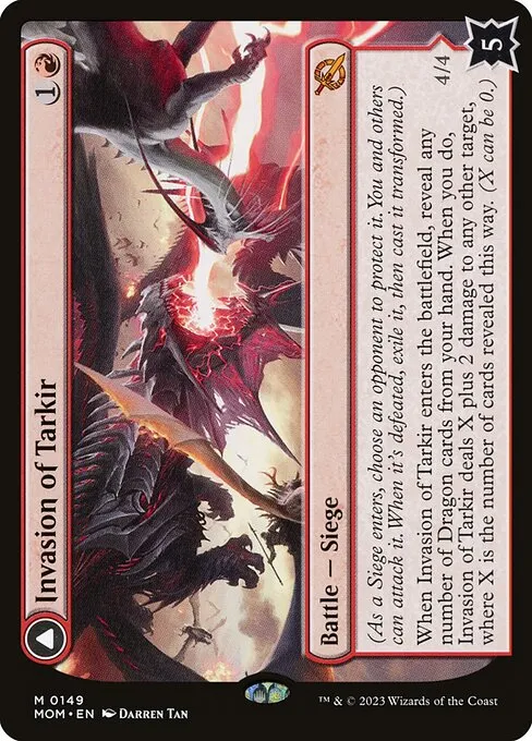 Invasion of Tarkir // Defiant Thundermaw — March of the Machine