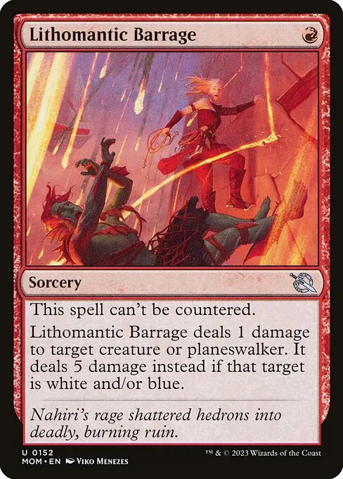 Lithomantic Barrage — March of the Machine