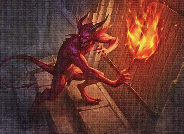 Art detail — Pyretic Prankster // Glistening Goremonger