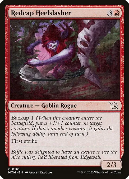 Redcap Heelslasher — March of the Machine