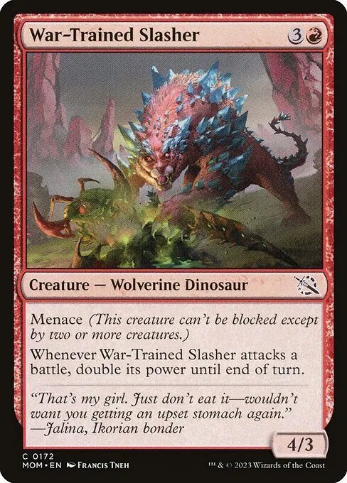 War-Trained Slasher — March of the Machine