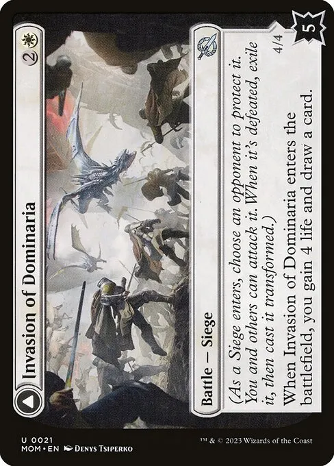 Invasion of Dominaria // Serra Faithkeeper — March of the Machine