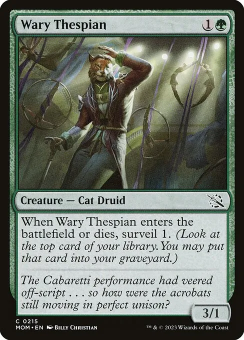Wary Thespian — March of the Machine