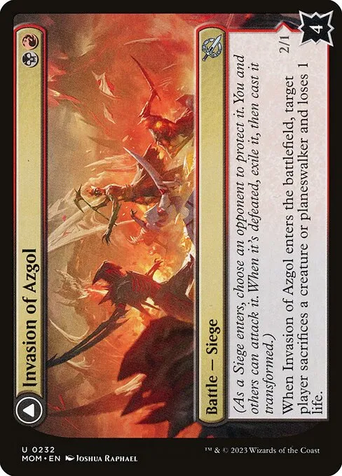 Invasion of Azgol // Ashen Reaper — March of the Machine