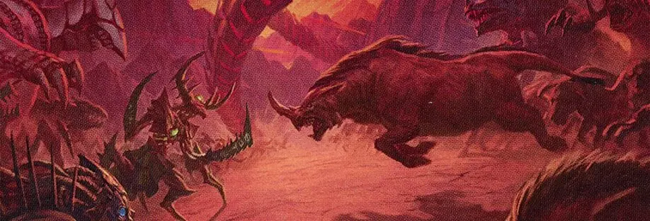 Art detail — Invasion of Ergamon // Truga Cliffcharger
