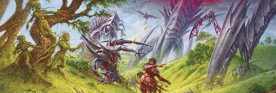 Art detail — Invasion of Moag // Bloomwielder Dryads