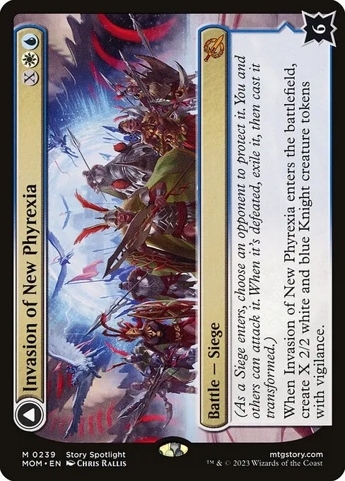 Invasion of New Phyrexia // Teferi Akosa of Zhalfir — March of the Machine