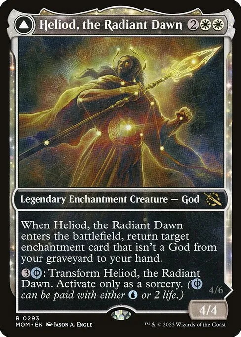 Heliod, the Radiant Dawn // Heliod, the Warped Eclipse — March of the Machine