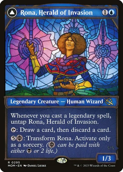 Rona, Herald of Invasion // Rona, Tolarian Obliterator — March of the Machine