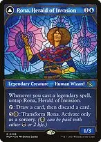 Rona, Herald of Invasion // Rona, Tolarian Obliterator — March of the Machine