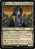 Ayara, Widow of the Realm // Ayara, Furnace Queen — March of the Machine