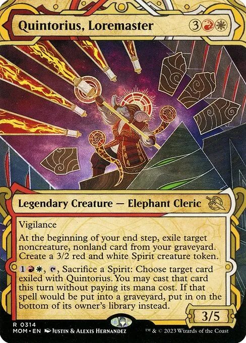 Quintorius, Loremaster — March of the Machine