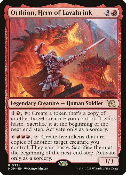 Orthion, Hero of Lavabrink — March of the Machine