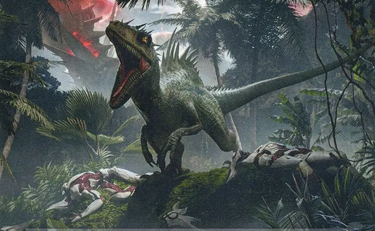 Art detail — Rampaging Raptor