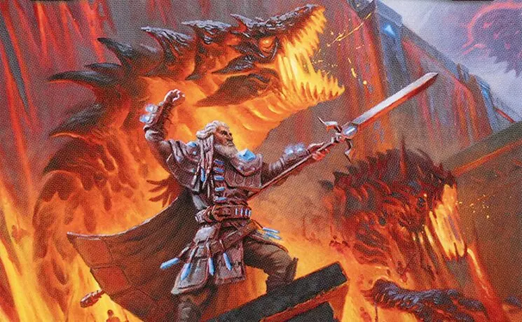 Art detail — Orthion, Hero of Lavabrink