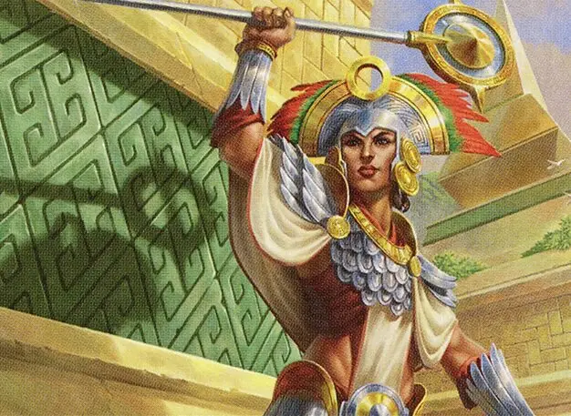 Art detail — Sun-Blessed Guardian // Furnace-Blessed Conqueror