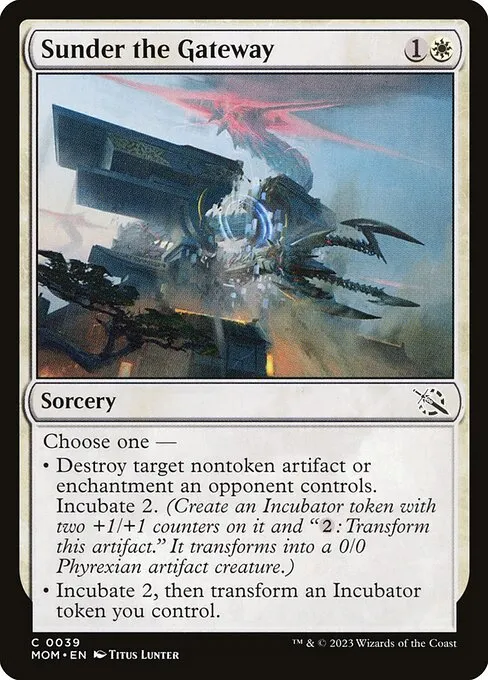 Sunder the Gateway — March of the Machine