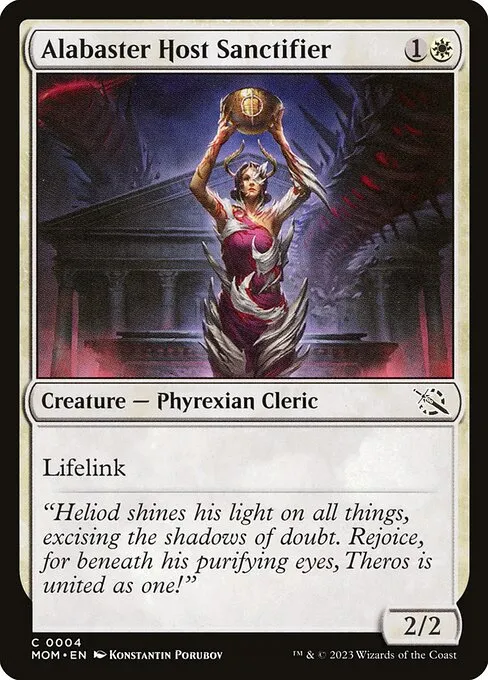Alabaster Host Sanctifier — March of the Machine