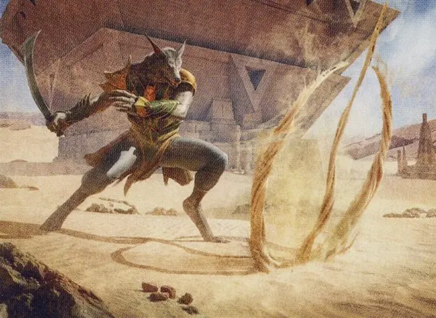 Art detail — Tarkir Duneshaper // Burnished Dunestomper
