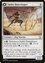 Tarkir Duneshaper // Burnished Dunestomper — March of the Machine