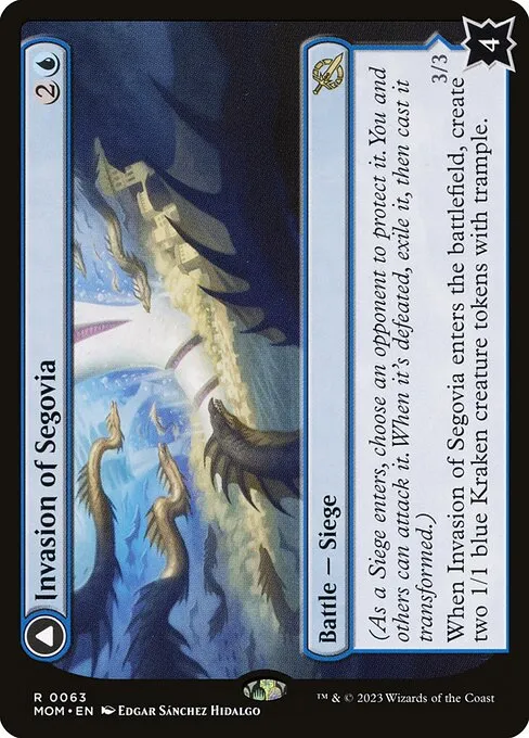 Invasion of Segovia // Caetus, Sea Tyrant of Segovia — March of the Machine