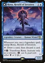 Rona, Herald of Invasion // Rona, Tolarian Obliterator — March of the Machine