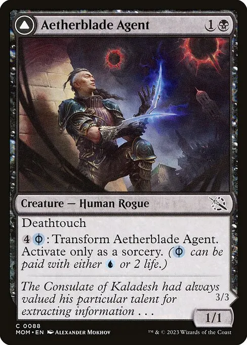Aetherblade Agent // Gitaxian Mindstinger — March of the Machine