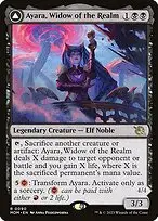 Ayara, Widow of the Realm // Ayara, Furnace Queen — March of the Machine