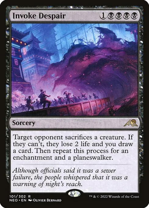 Invoke Despair — Kamigawa: Neon Dynasty